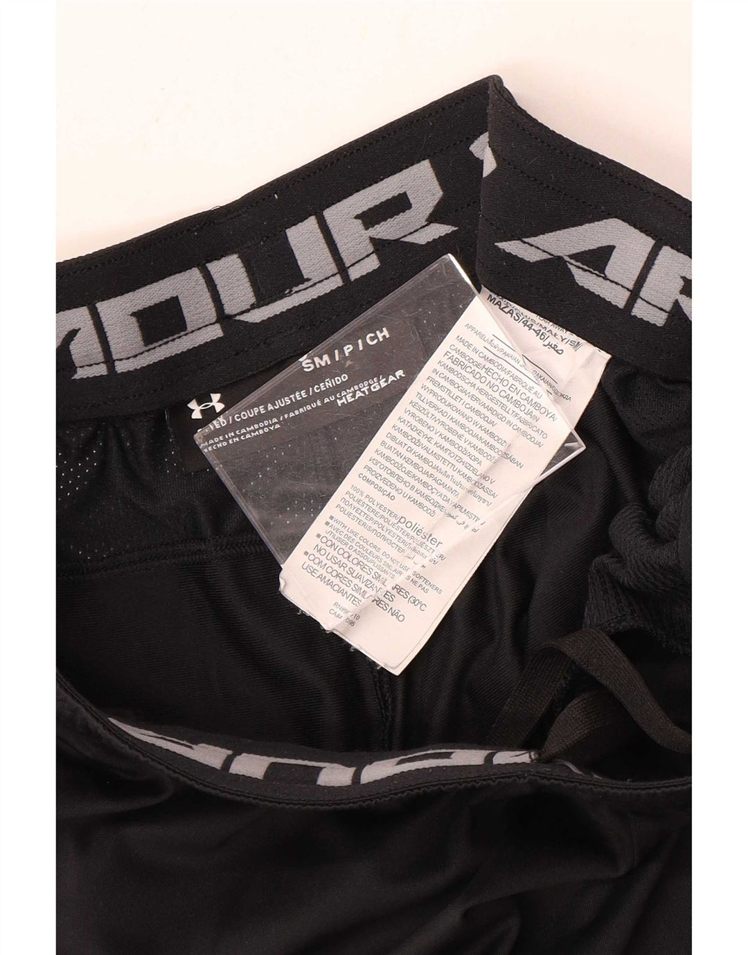 Under Armour Herre Heat Gear Sports Shorts Small Black
