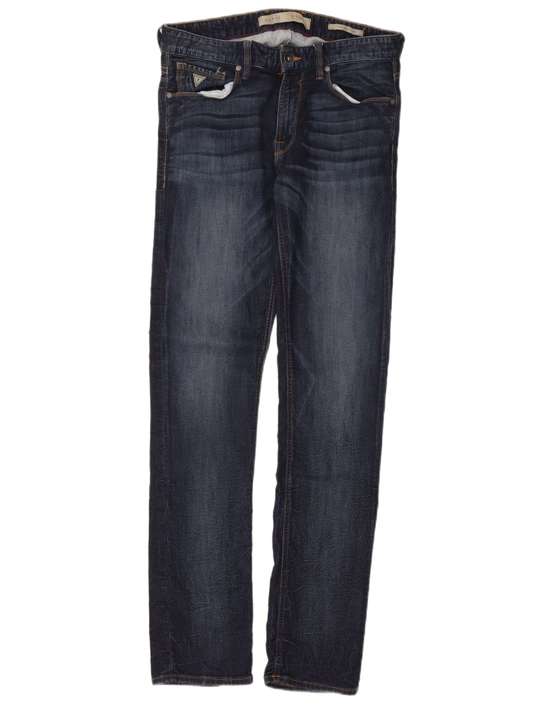 GUESS Slim Straight Jeans til mænd W31 L33 Marineblå