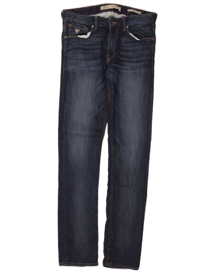 GUESS Slim Straight Jeans til mænd W31 L33 Marineblå