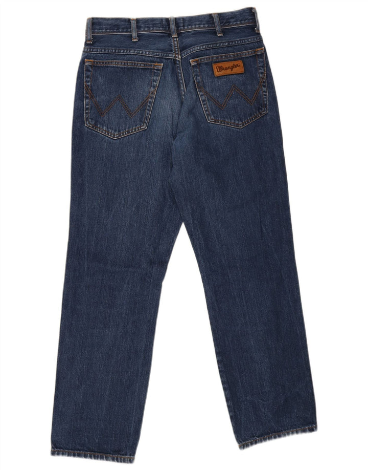Wrangler Straight Jeans til mænd W32 L30 blå bomuld
