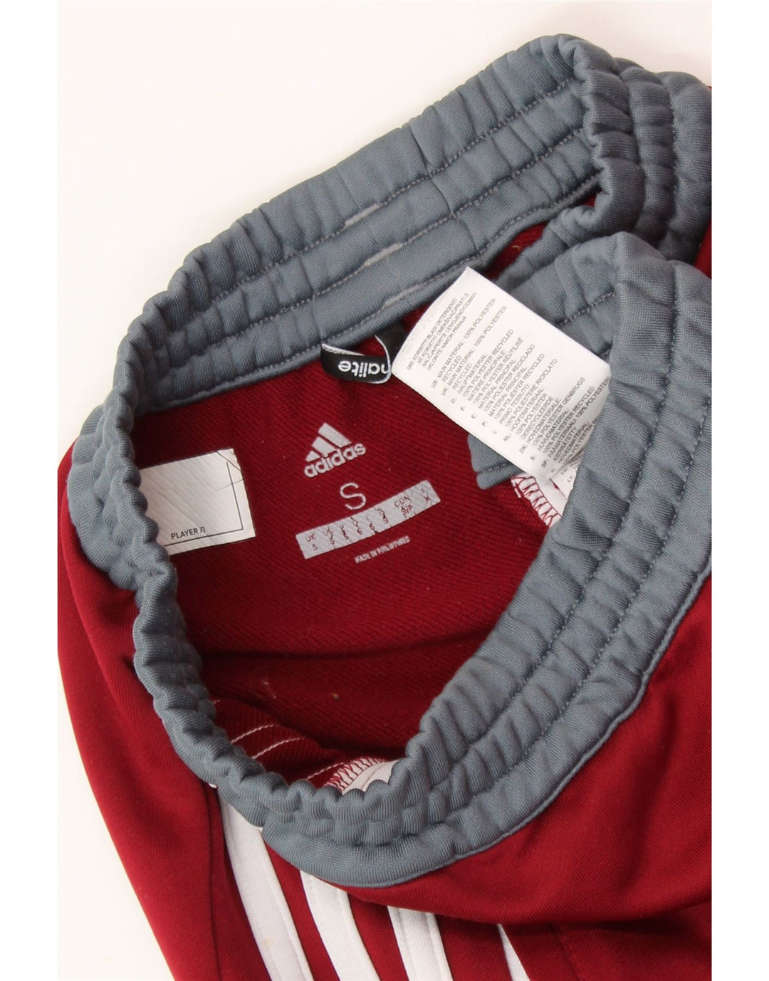 ADIDAS Herre Climalite træningsdragt bukser Small Bourgogne Colourblock