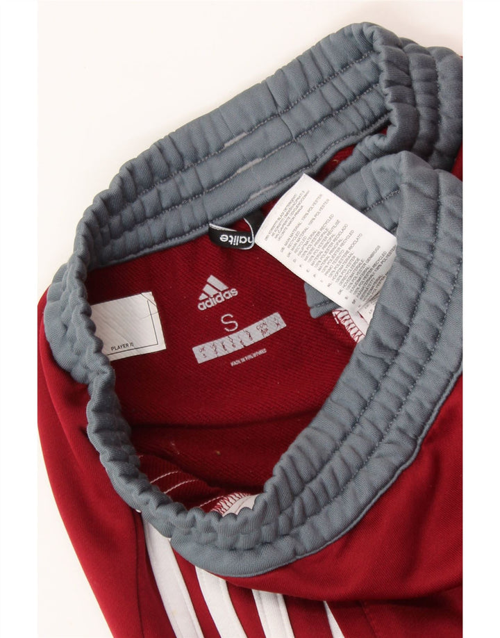 ADIDAS Herre Climalite træningsdragt bukser Small Bourgogne Colourblock