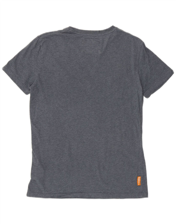 SUPERDRY T-shirt top til mænd, lille marineblå bomuld