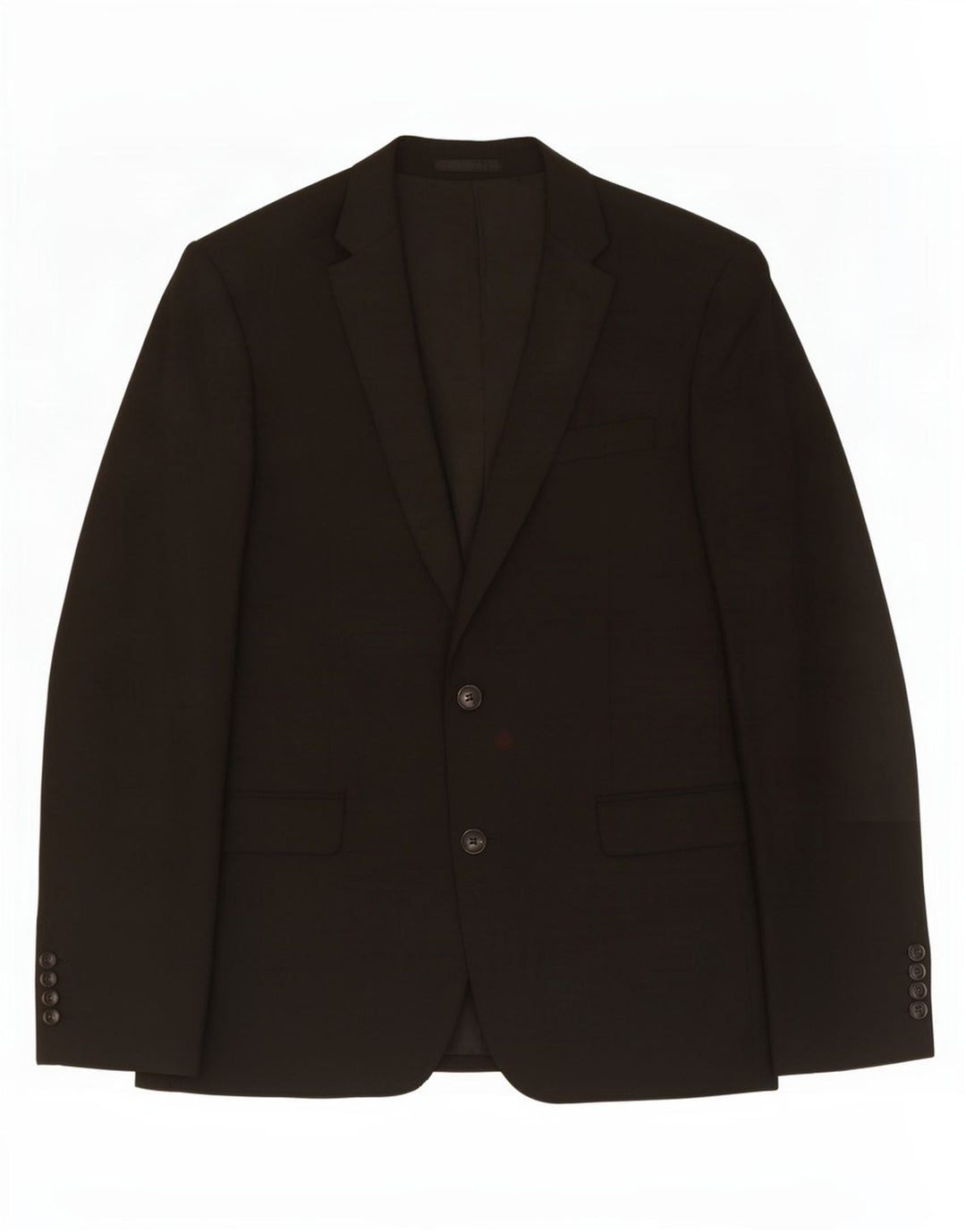 John Lewis Herre 2-knaps blazerjakke UK 40 Stor sort polyester