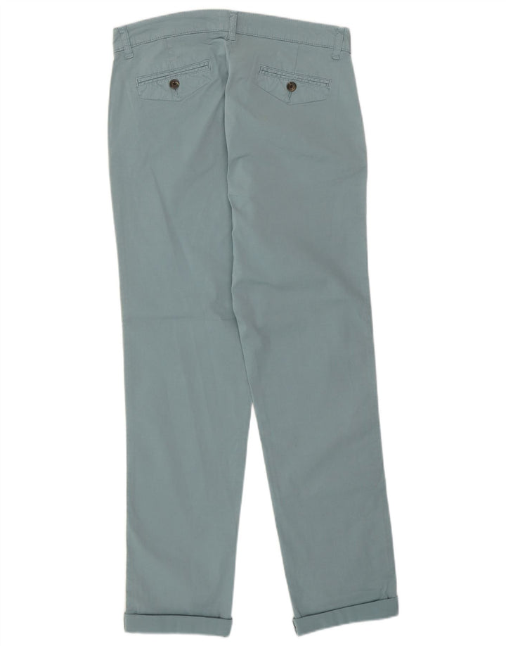 JIGSAW Womens Straight Chino Trousers UK 10 Small W29 L30 Turquoise