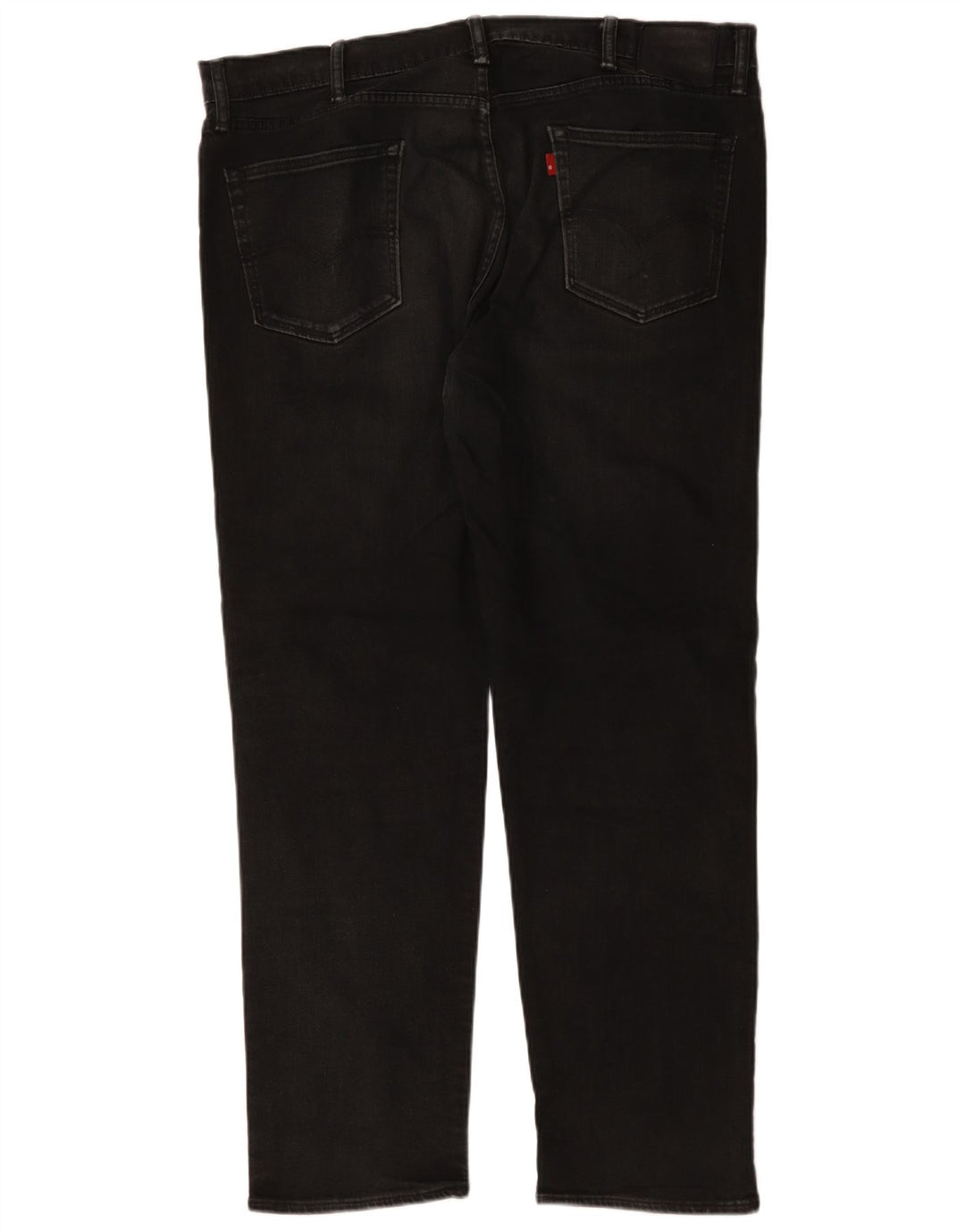 Levi's Straight Jeans til mænd W42 L31 sort bomuld