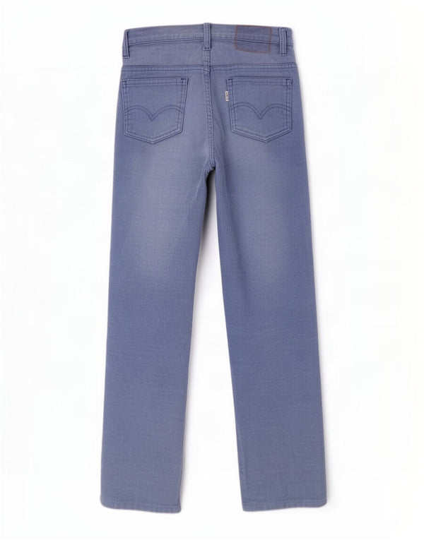 Levi's Womens Straight Corduroy Trousers W25 L27 Blue
