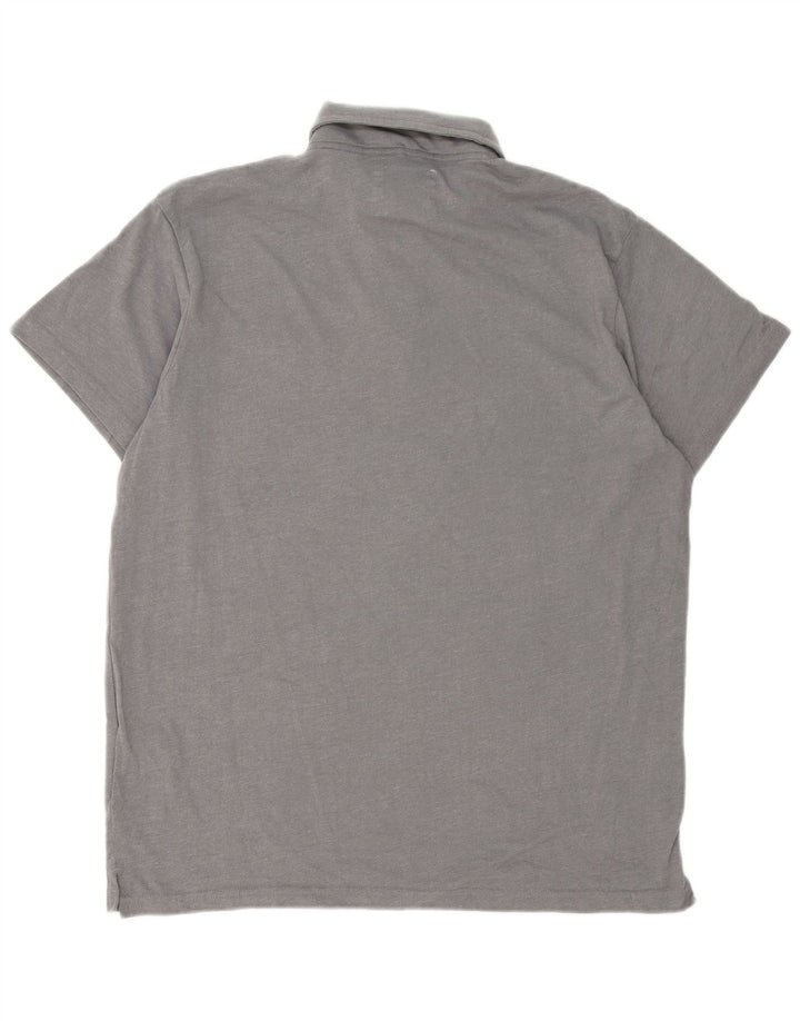 Weird Fish Herre poloshirt mellemgrå bomuld