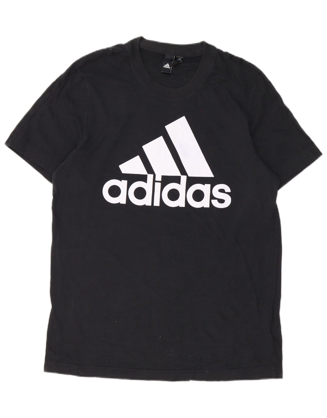 Adidas Herre grafisk T-shirt Top Medium Sort Bomuld