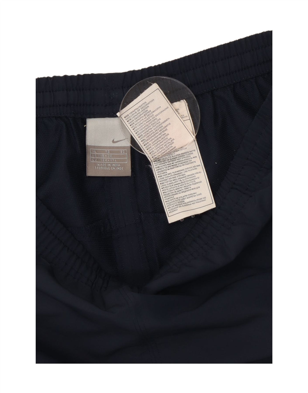 Nike Boys Sports Shorts 13-14 år XL Navy Blue Colourblock Polyester