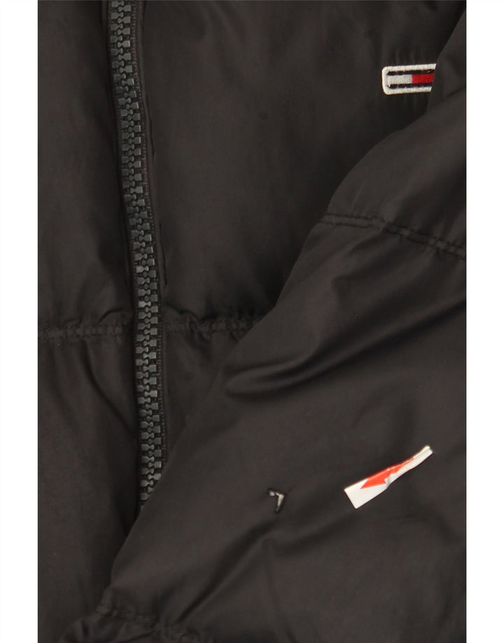 Tommy Hilfiger Herre Polstret Jakke UK 40 Stor Sort Polyester