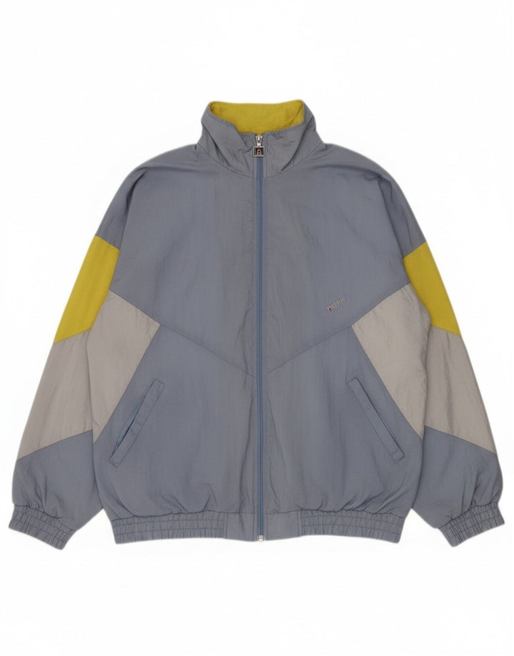 Masita Træningsdragt til mænd Topjakke XL Blå Colourblock Polyamid