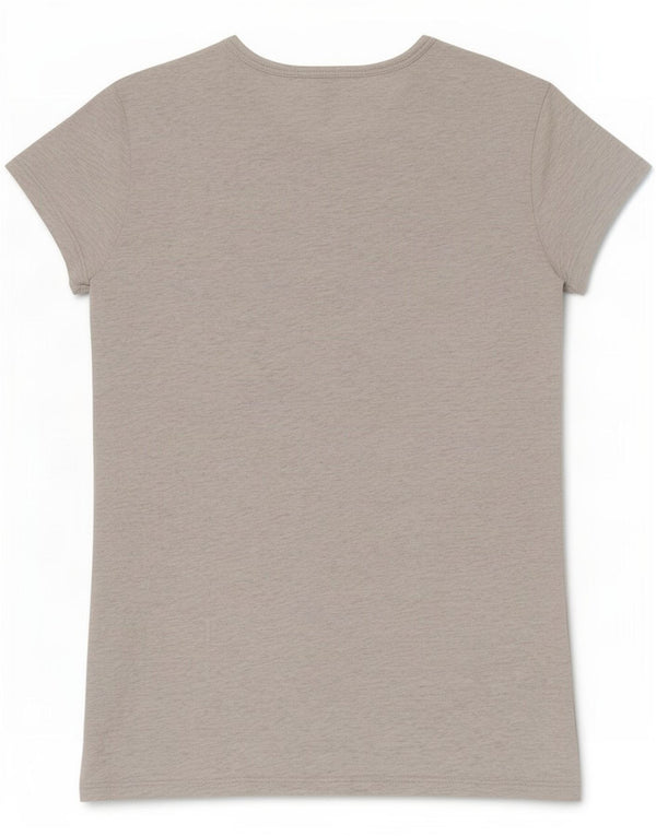 Benetton piger grafisk t-shirt top 11-12 år 2XL grå flækket bomuld