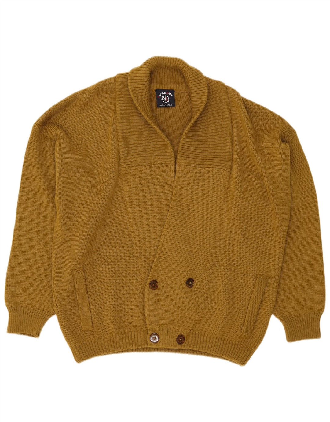 Marc Gibaldi Herre Cardigan Sweater IT 50 Medium Khaki