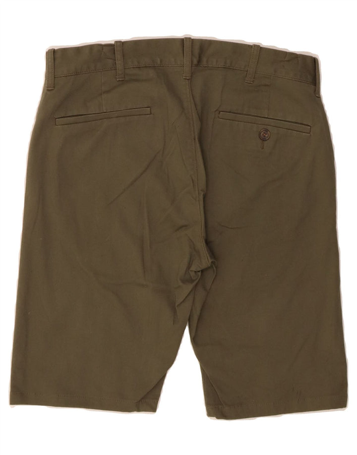 J. CREW Mens Flex Slim Chino Shorts W29 Small Khaki Cotton Vintage J. Crew and Second-Hand J. Crew from Messina Hembry 
