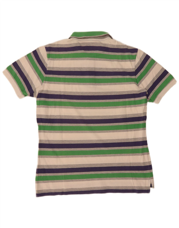 Benetton Herre Polo Shirt Medium Flerfarvet Stribet