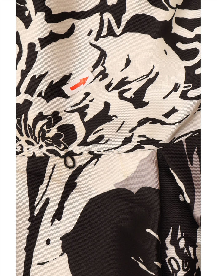 Coast Womens A-Line Kjole UK 8 Small Black Floral Polyester