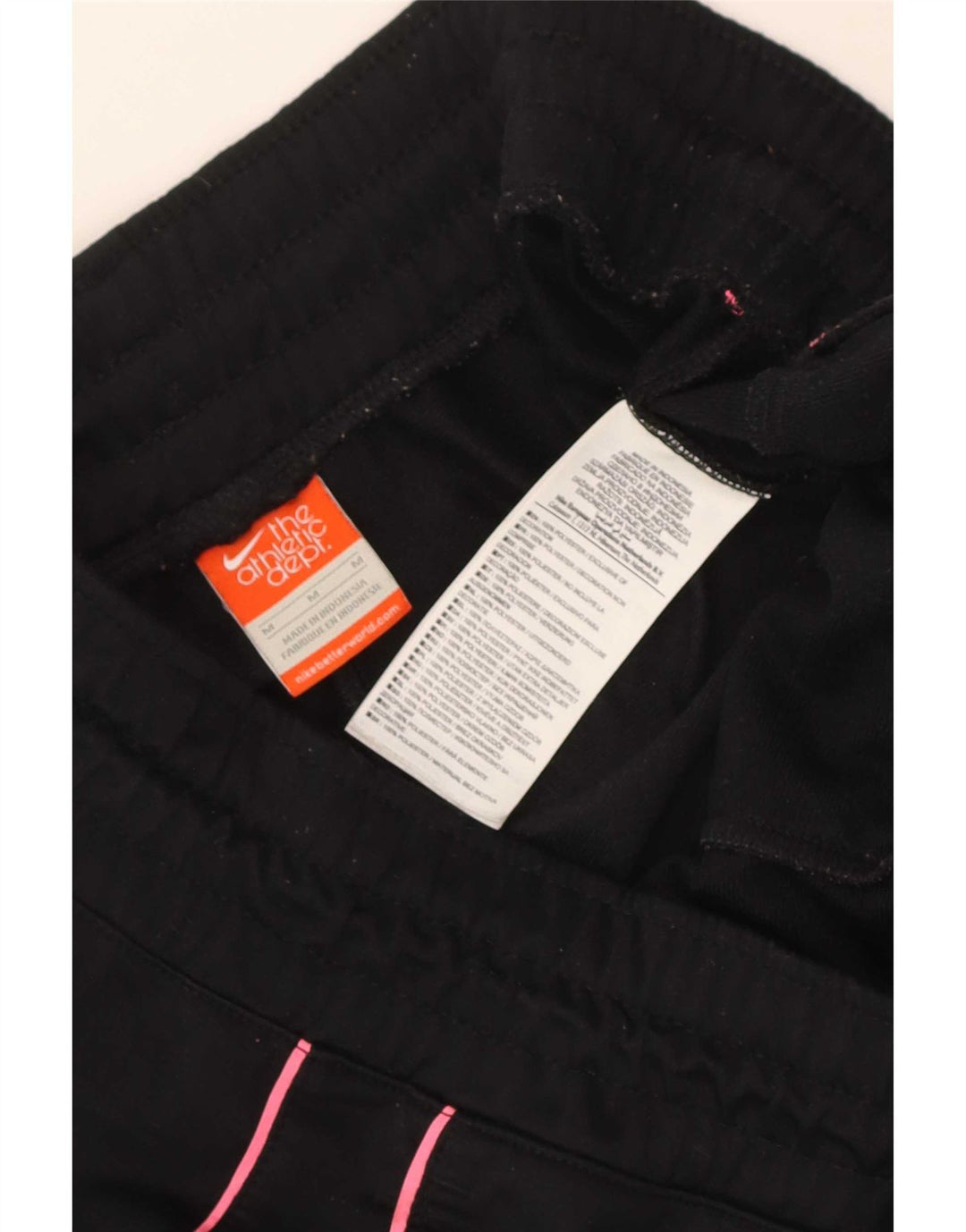 Nike træningsdragtsbukser til kvinder UK 14 Medium Sort polyester