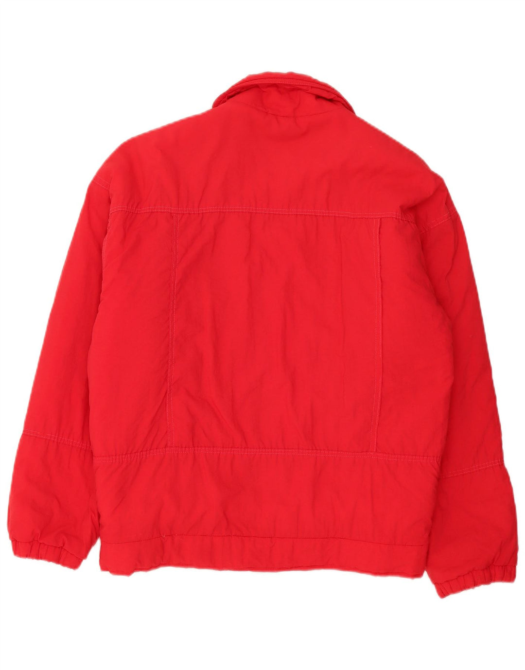 Vintage polstret herrejakke UK 44 2XL Rød polyamid