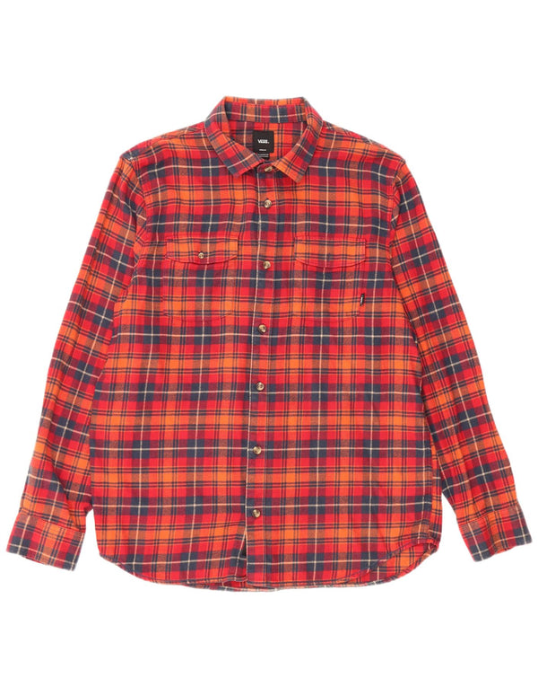 Vans Herre Classic Fit Flanelskjorte Medium Flerfarvet ternet bomuld