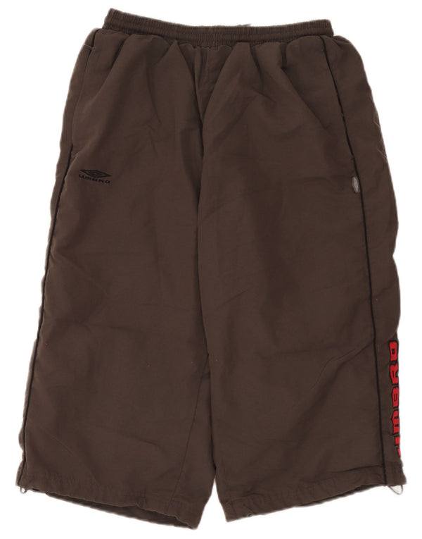 Umbro Herre Graphic Bermuda Sport Shorts Large Grå Polyester