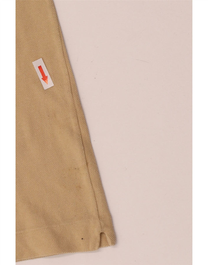 Lacoste Polo Shirt til mænd Str. 7 2XL Beige Bomuld