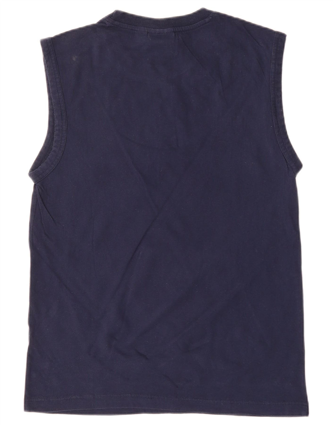 FILA Kvinder Grafisk Vest Top UK 18 XL Marineblå Bomuld