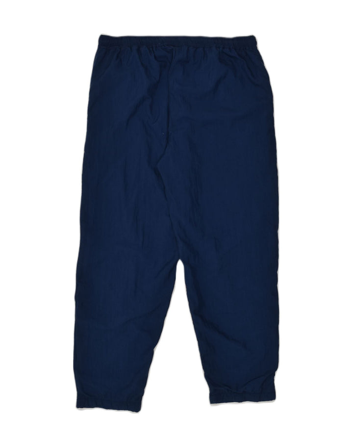 PUMA Womens Tracksuit Trousers US 6 Medium Navy Blue Nylon | Vintage Puma | Thrift | Second-Hand Puma | Used Clothing | Messina Hembry 