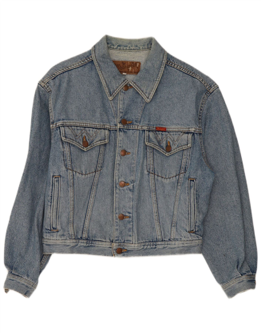 Wrangler Denimjakke til mænd UK 36 Small Blue