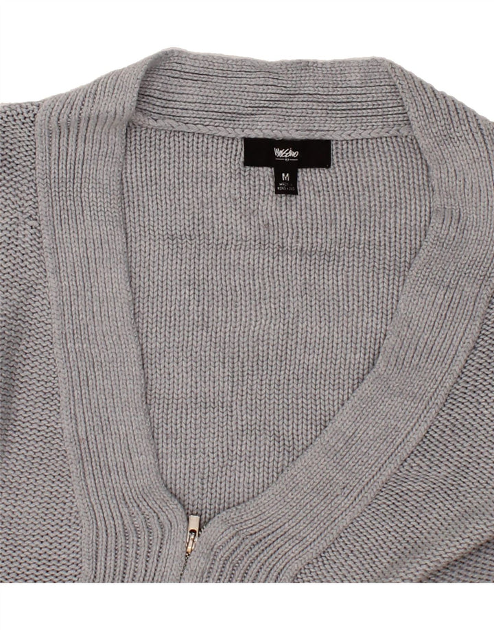MOSSIMO Womens Cardigan Sweater UK 14 Medium Grey Acrylic Vintage Mossimo and Second-Hand Mossimo from Messina Hembry 
