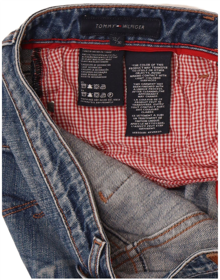 Tommy Hilfiger Lige Jeans til kvinder W32 L30 Blå Bomuld