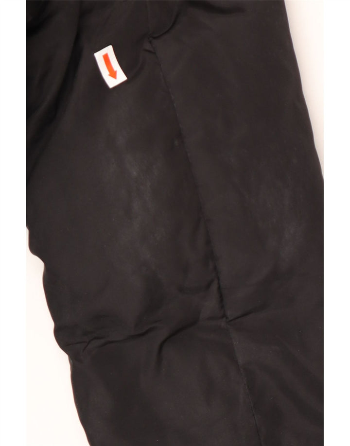 ARMANI JEANS Dame Oversized hætte polstret frakke IT 38 XS sort polyester