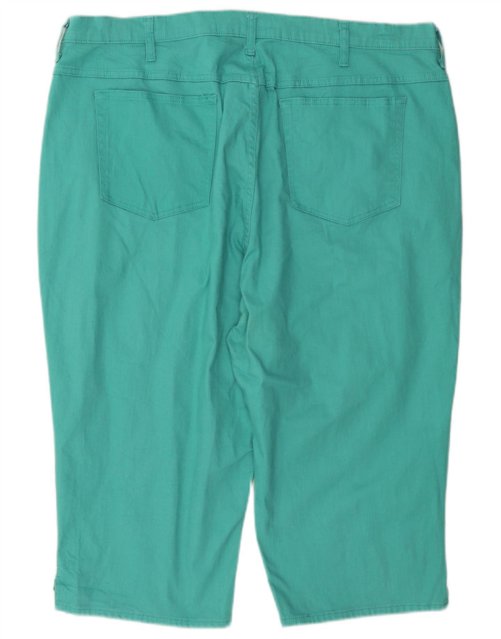 Lee Womens Riders Capri Bukser W44 L18 Turkis