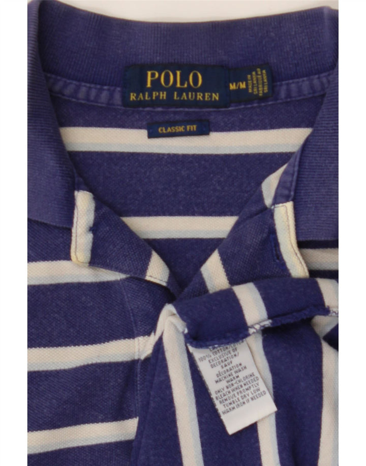 POLO RALPH LAUREN Poloskjorte med klassisk pasform til mænd Medium marineblå stribet
