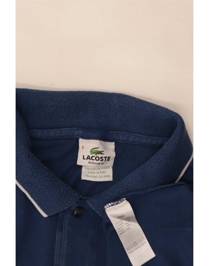 Lacoste Herre Regular Fit Polo Shirt Størrelse 6 XL Navy Blue
