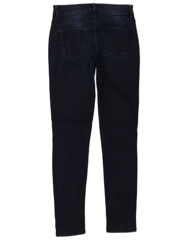 Oasis Dame Skinny Jeans UK 10 Small W30 L30 Marineblå Bomuld