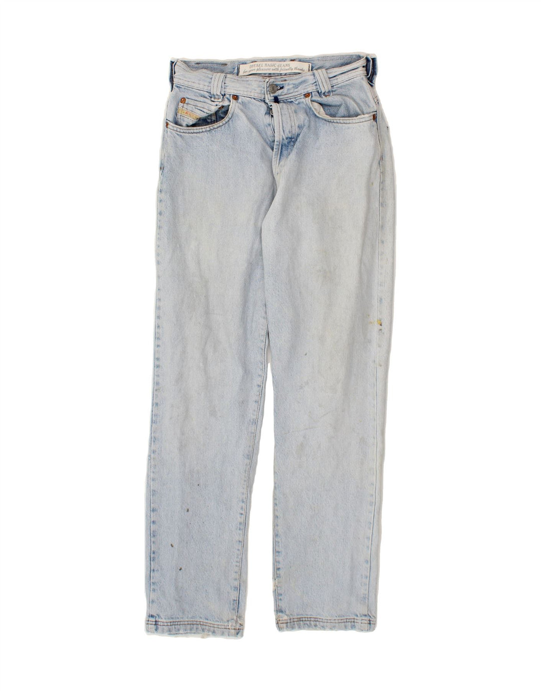 DIESEL Mens Straight Jeans W27 L28 Blue Cotton Vintage Diesel and Second-Hand Diesel from Messina Hembry 