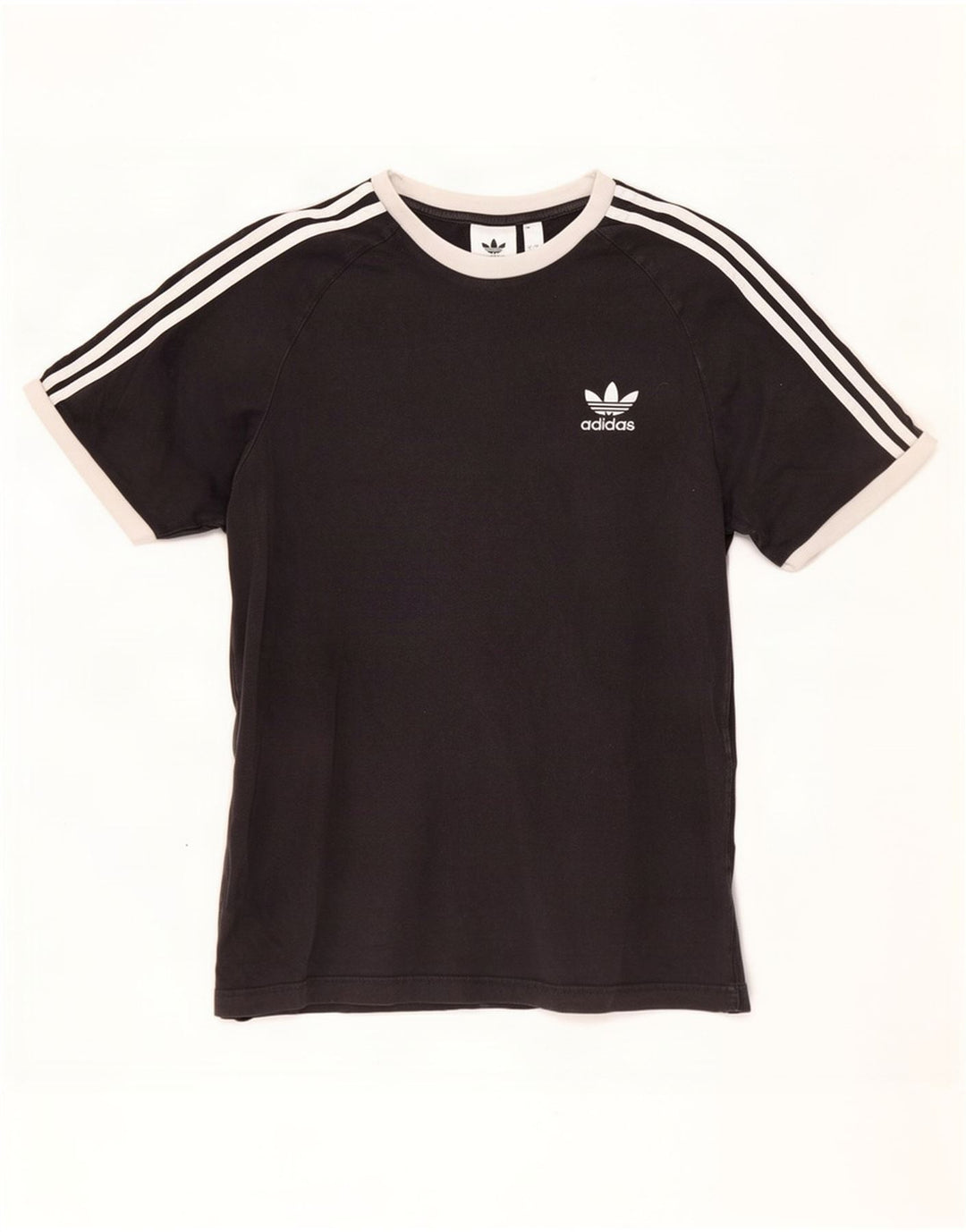 Adidas Herre T-Shirt Top Stor Sort Bomuld