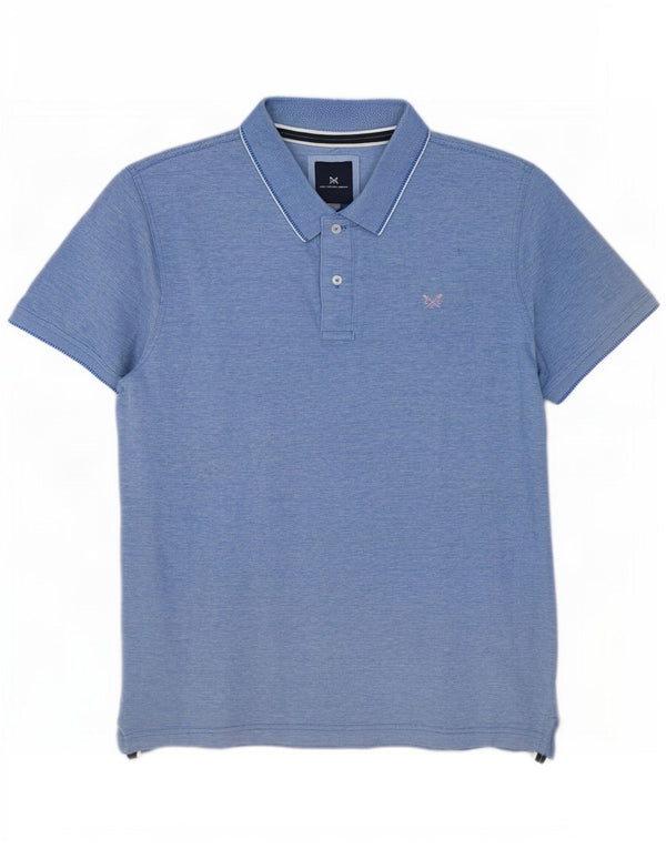 Crew Clothing Herre poloshirt 2XL Blå Bomuld