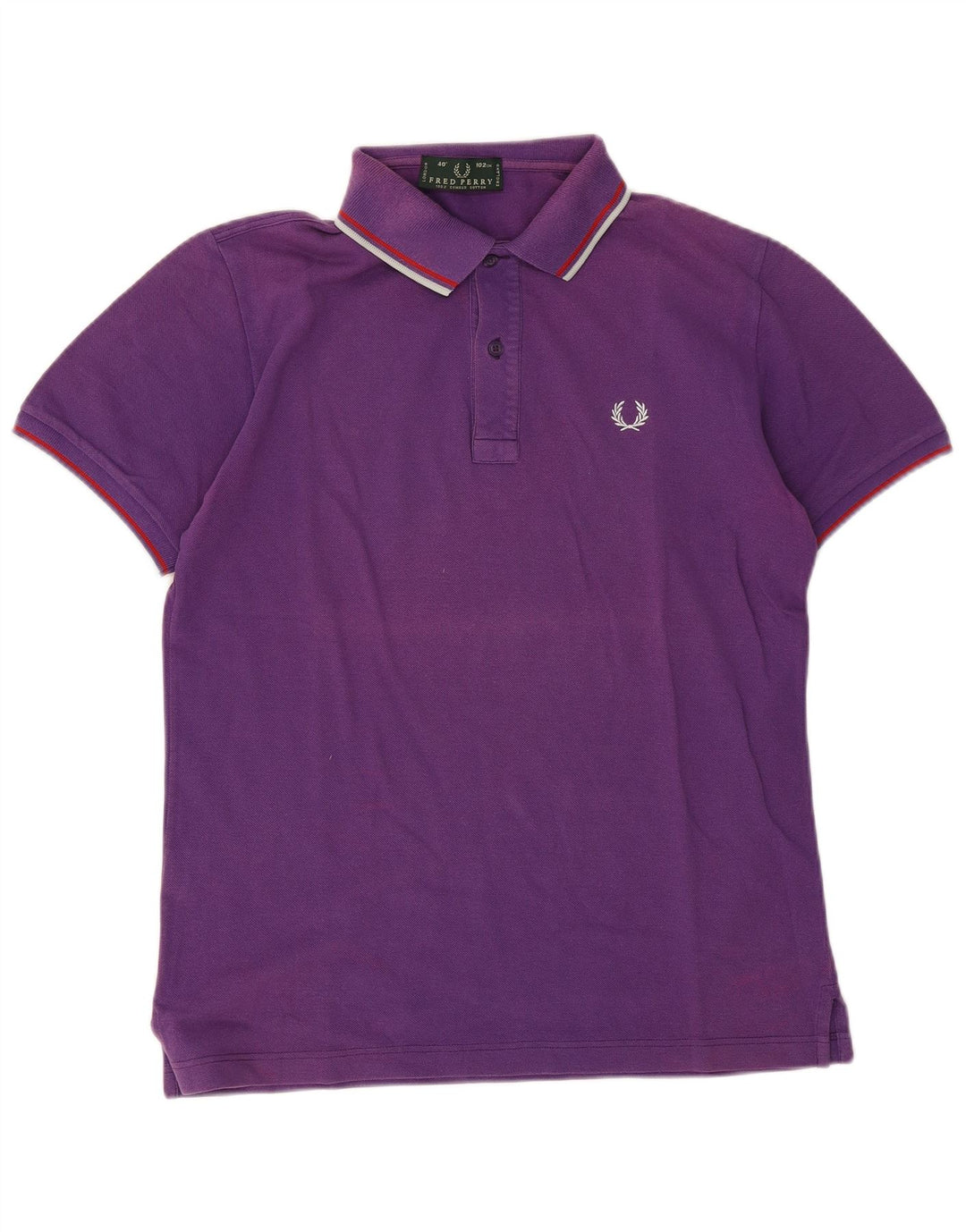 Fred Perry Herre poloshirt Medium Lilla Bomuld