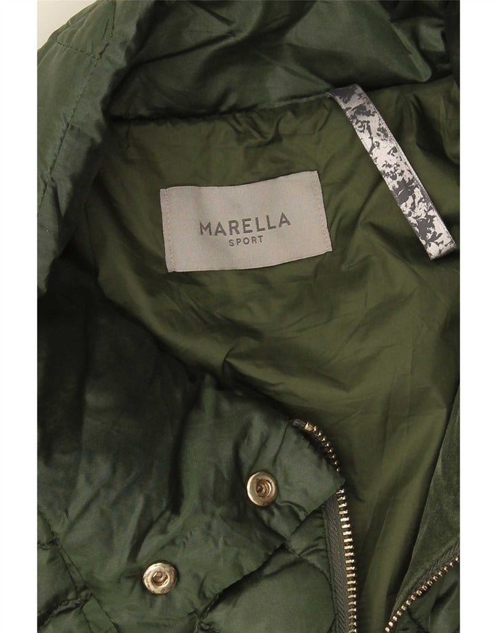 Marella Dame Polstret Frakke UK 10 Small Green