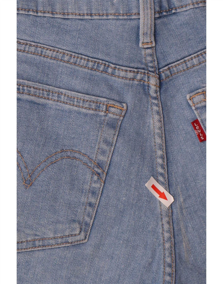 Levi's Womens Distressed Denim Shorts Små W26 blå bomuld