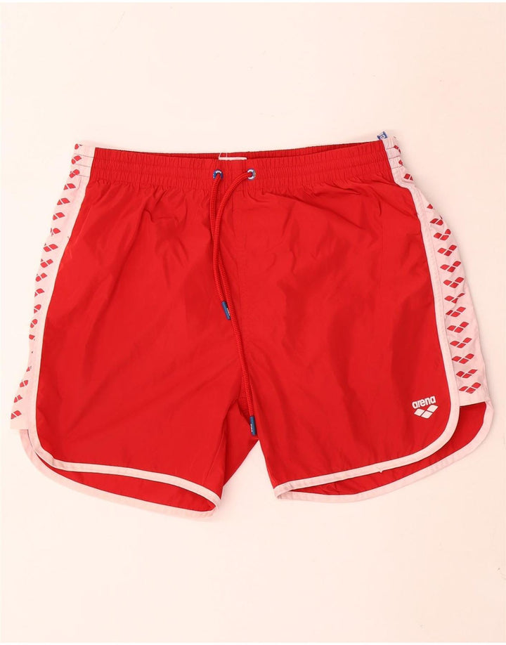 Arena Grafiske badeshorts til mænd Store Røde Colourblock Polyester