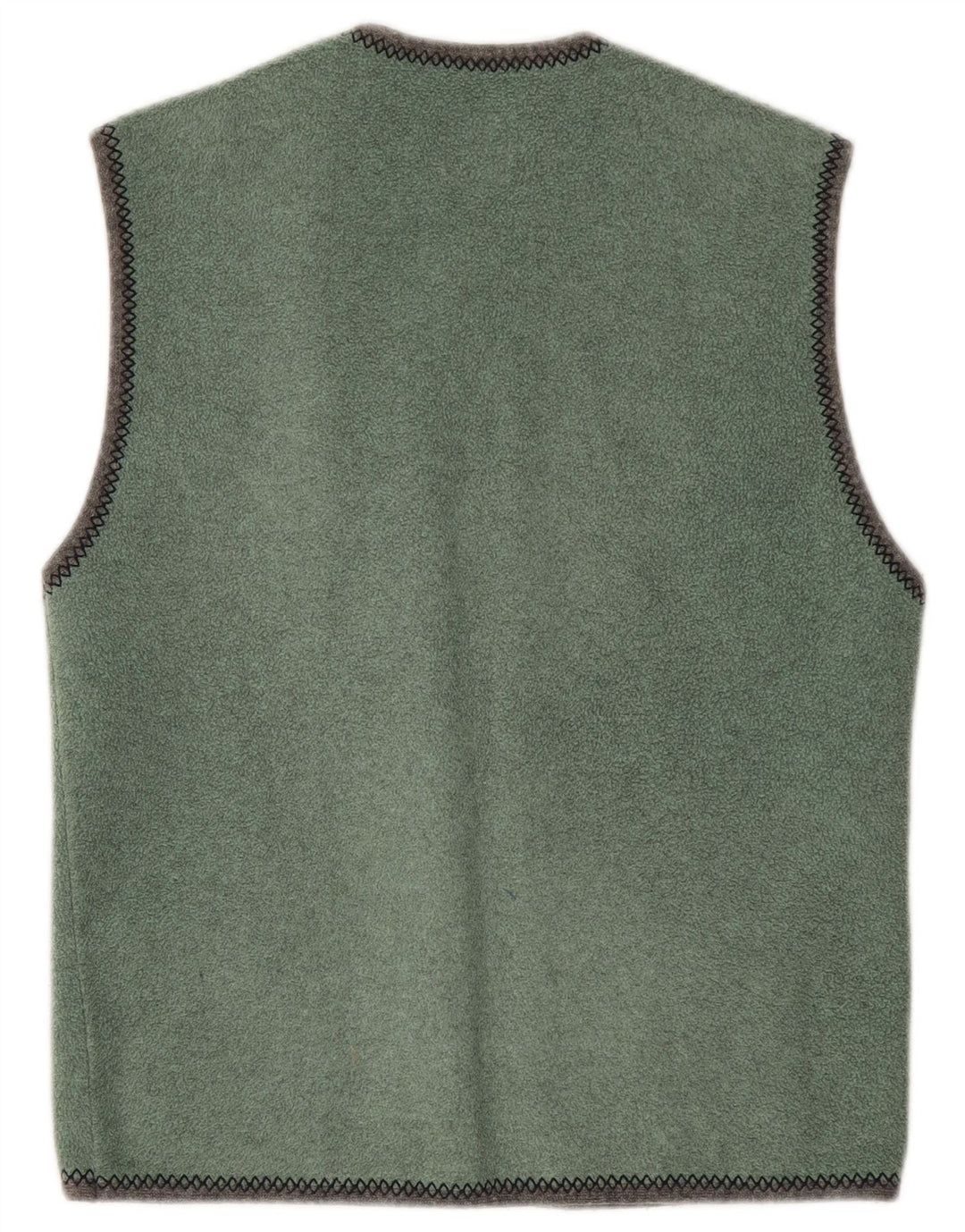 Think Pink Dame Fleece Gilet UK 10 Small Green Polyester