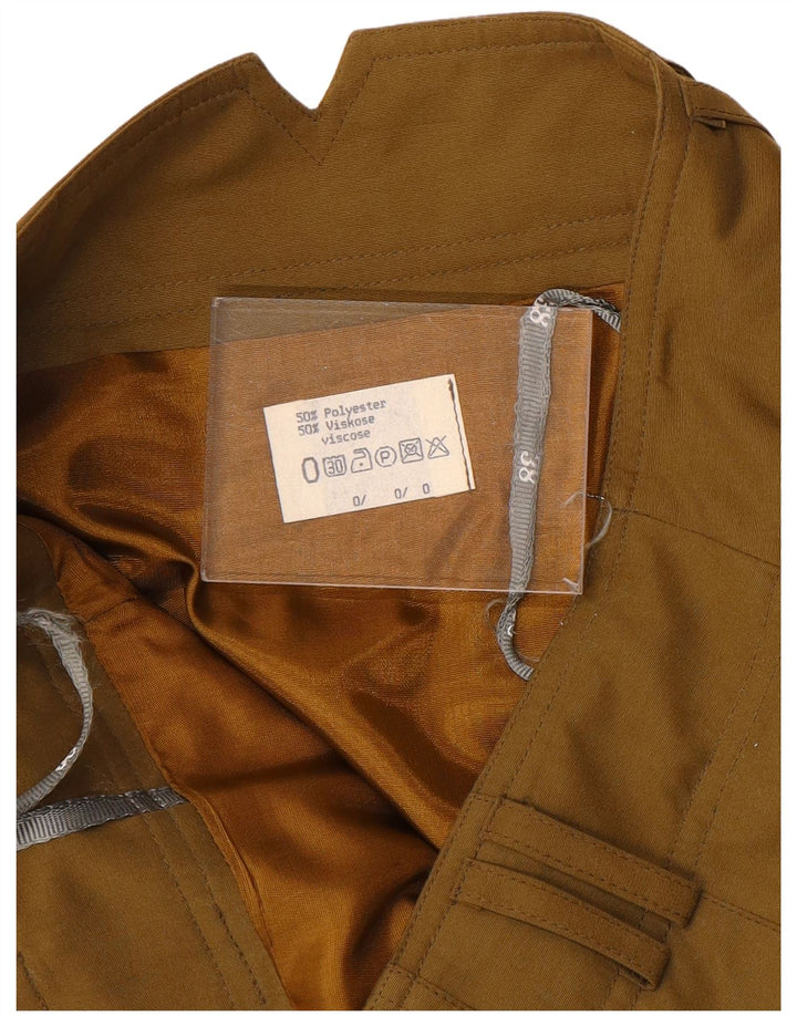 Vintage kvinders blyantnederdel EU 38 Medium W28 Khaki Polyester
