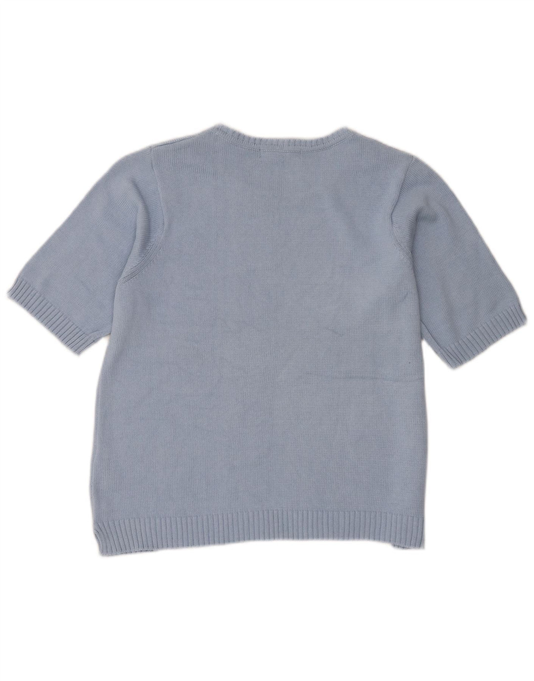 Marks & Spencer Dame Boat Neck Jumper Sweater UK 16 Large Blue
