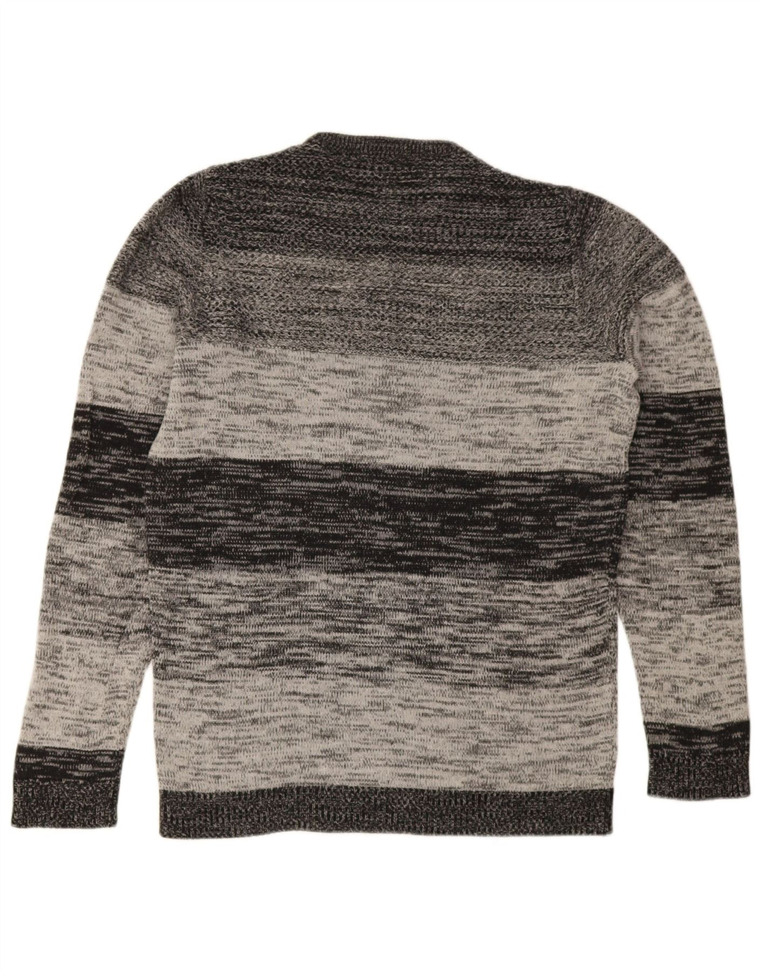 Jack & Jones herre rund hals sweater lille grå stribet