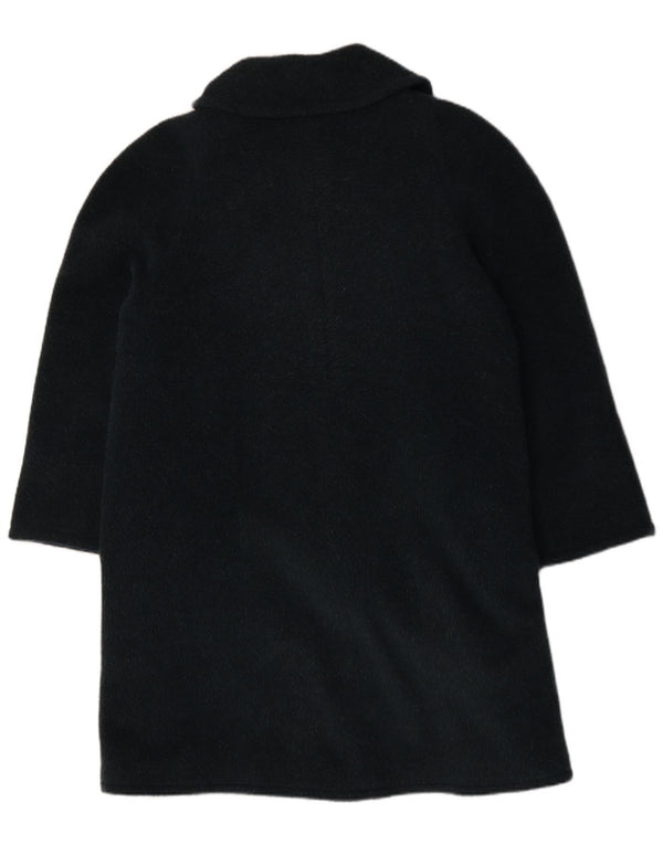 VINTAGE Dame Oversized Overfrakke UK 14 Large Green