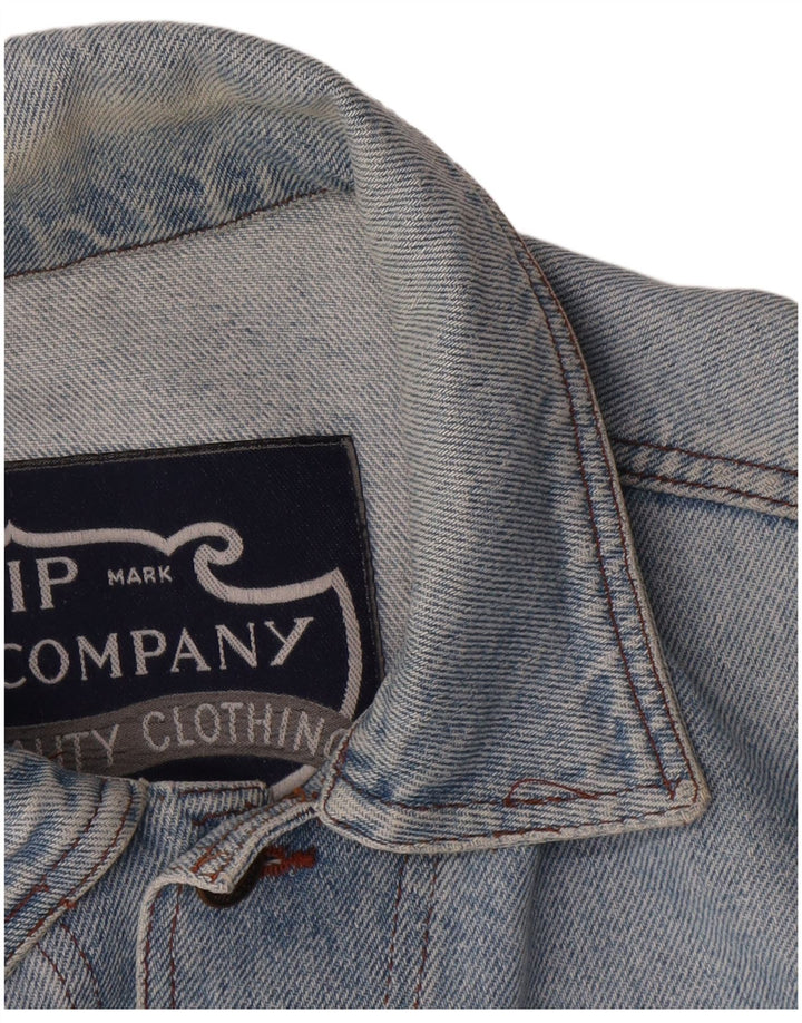 Lynlås Herre denimjakke UK 40 Large Blue