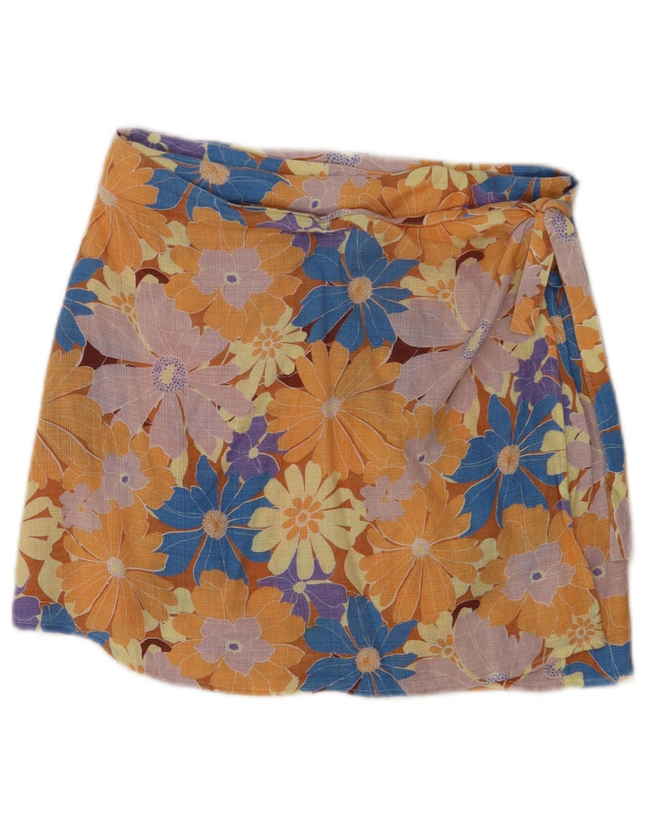 Rip Curl Kvinder Wrap Nederdel Lille W26 Flerfarvet Blomsterbomuld